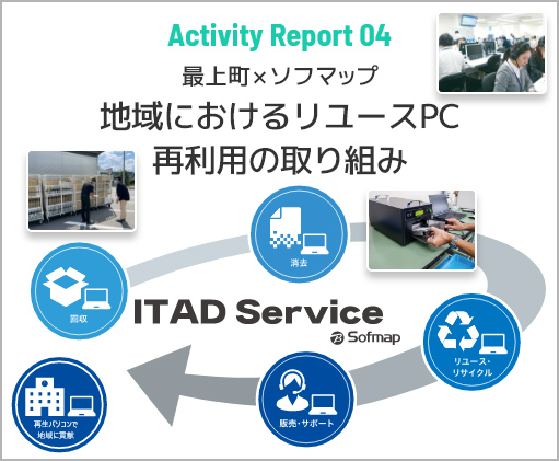 Activity Report 04 最上町×ソフマップ地域におけるリユースPC再利用の取り組み