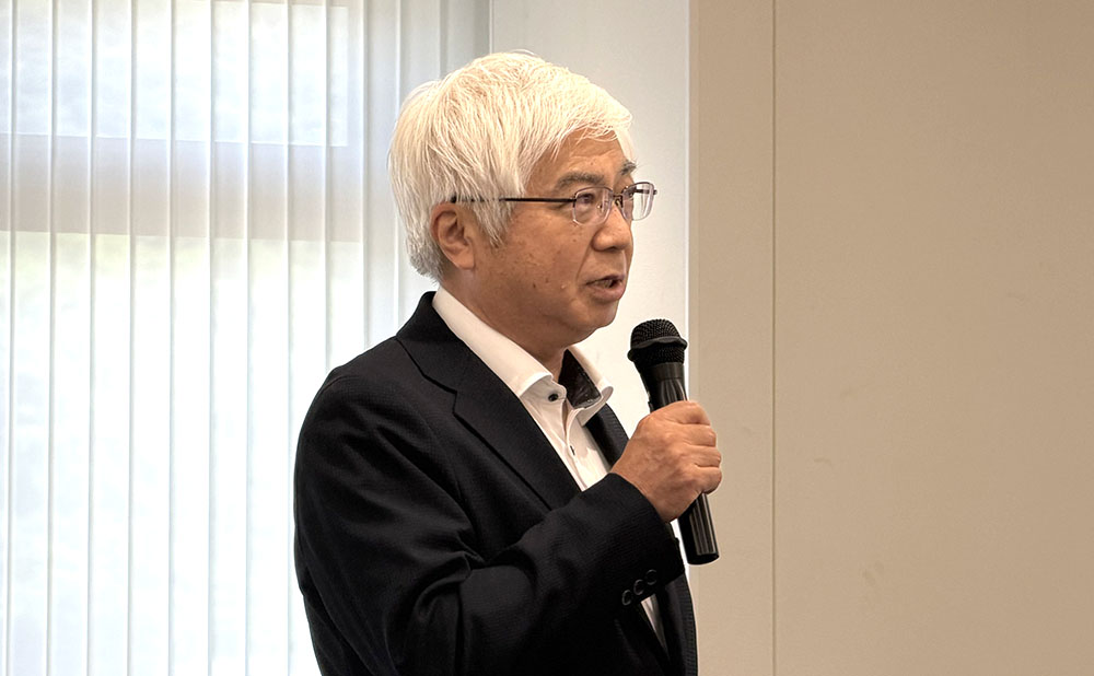 受贈団体代表 めぐみの園 永田 博道氏
