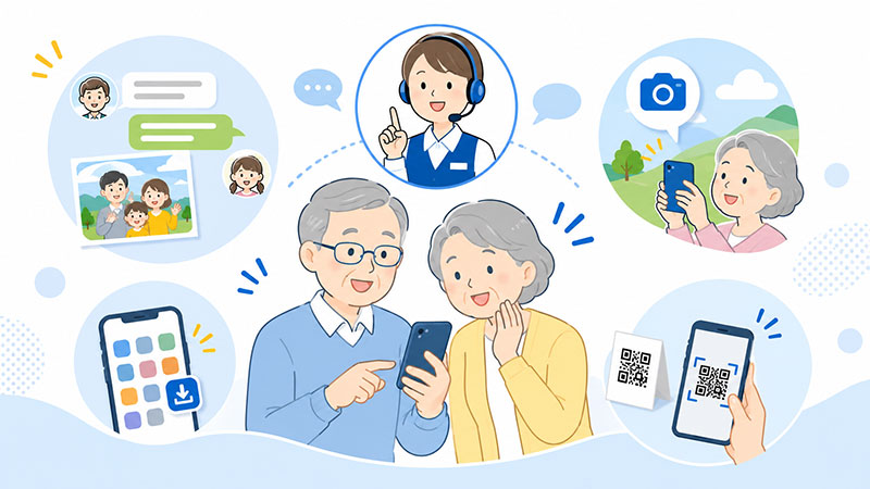 遠隔スマホ相談会のイメージ画像